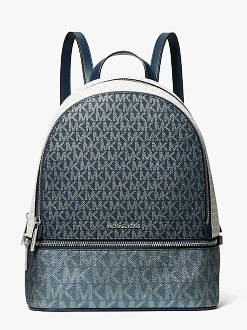 Michael Kors Black Logo Print Backpack